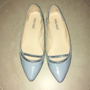 Nine West Baby Blue Flats